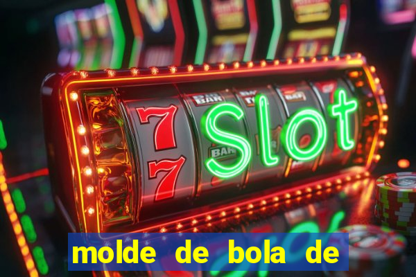 molde de bola de futebol para imprimir